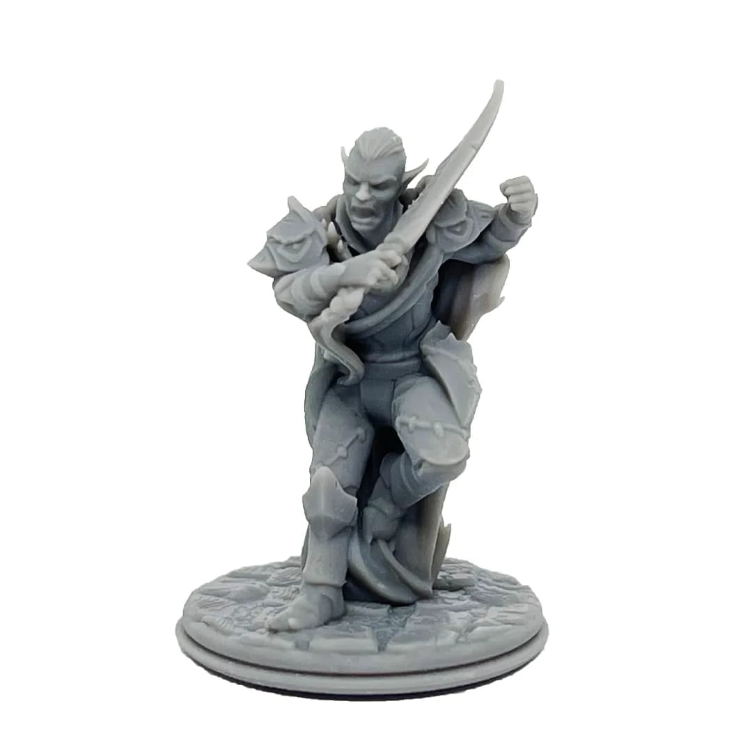 Imagen de #973 A - Drow Guerrero - 25mm