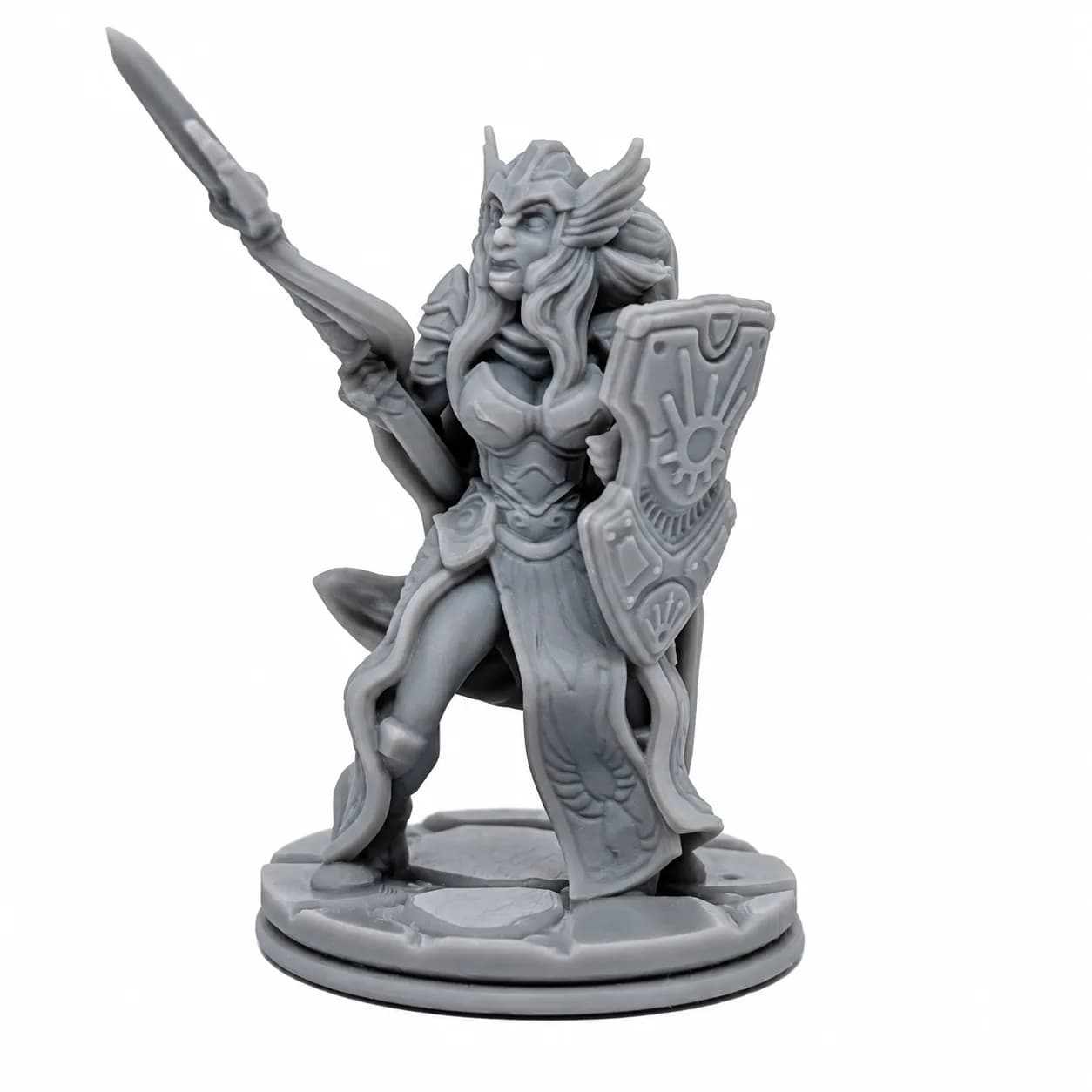 Imagen de #936 A - Humana Paladin - 25mm