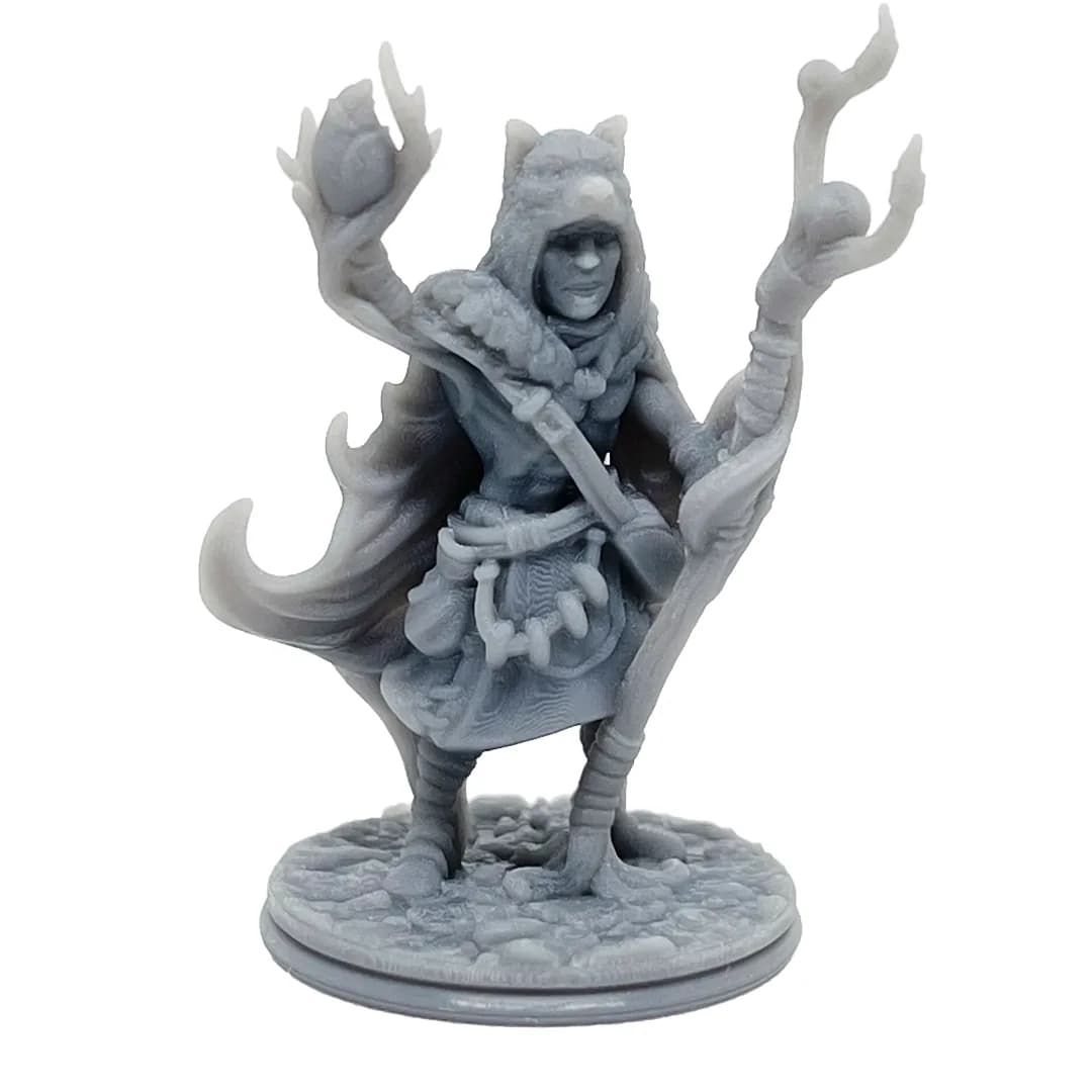 Imagen de #903 A - Humano Druida - 25mm