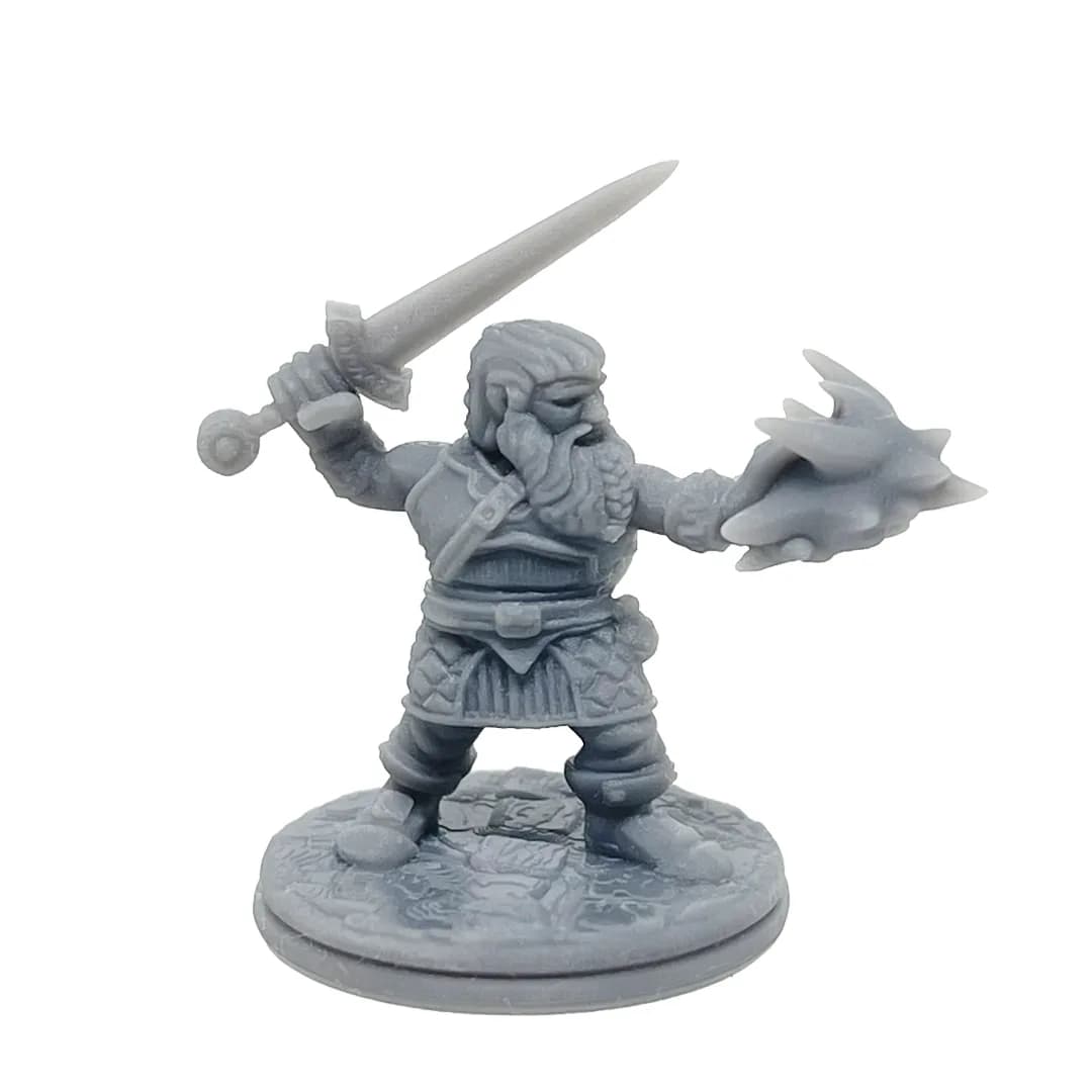 Imagen de #145 A - Enano Mago de Batalla - 25mm