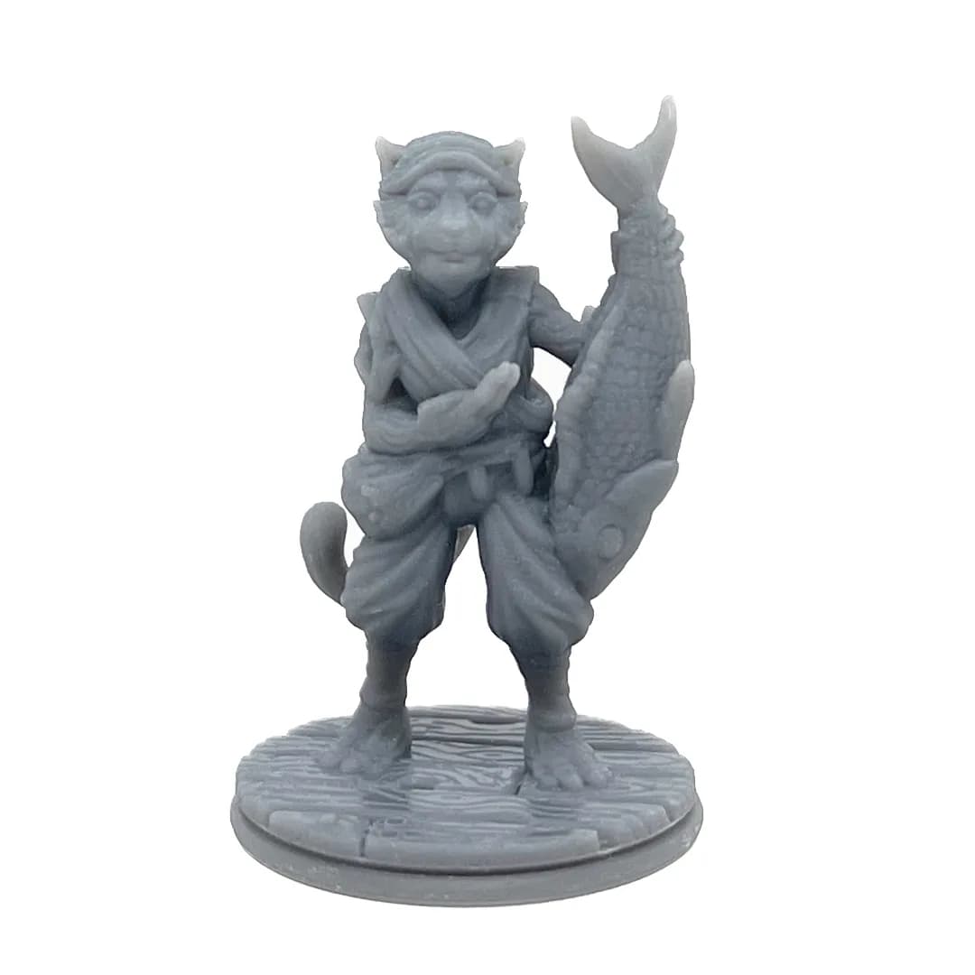 Imagen de #691 A - Tabaxi Pescador - 25mm