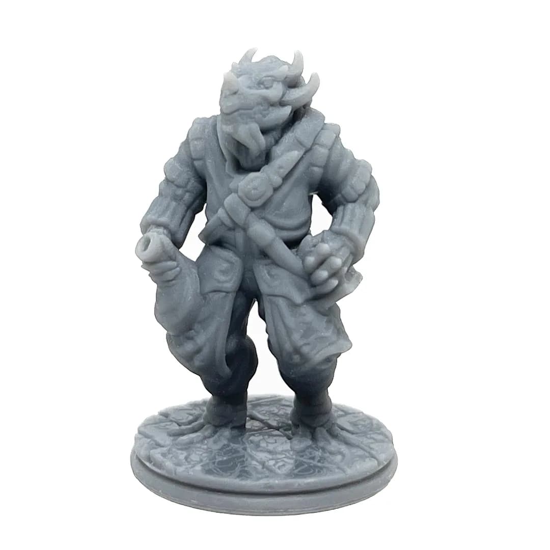 Imagen de #665 A - Dragonborn Comerciante - 25mm