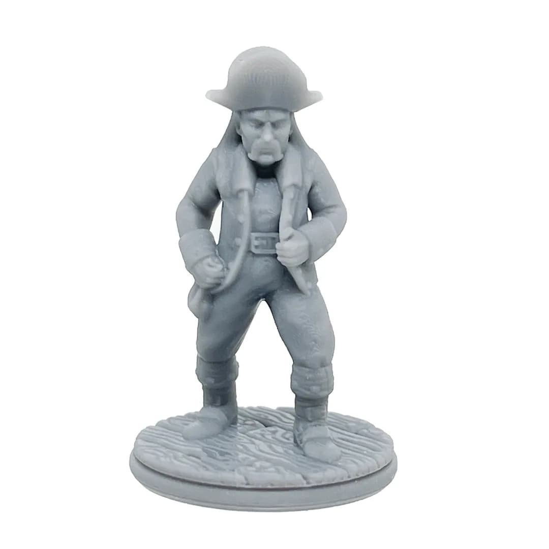Imagen de #395 A - Capitán Pirata - 25mm