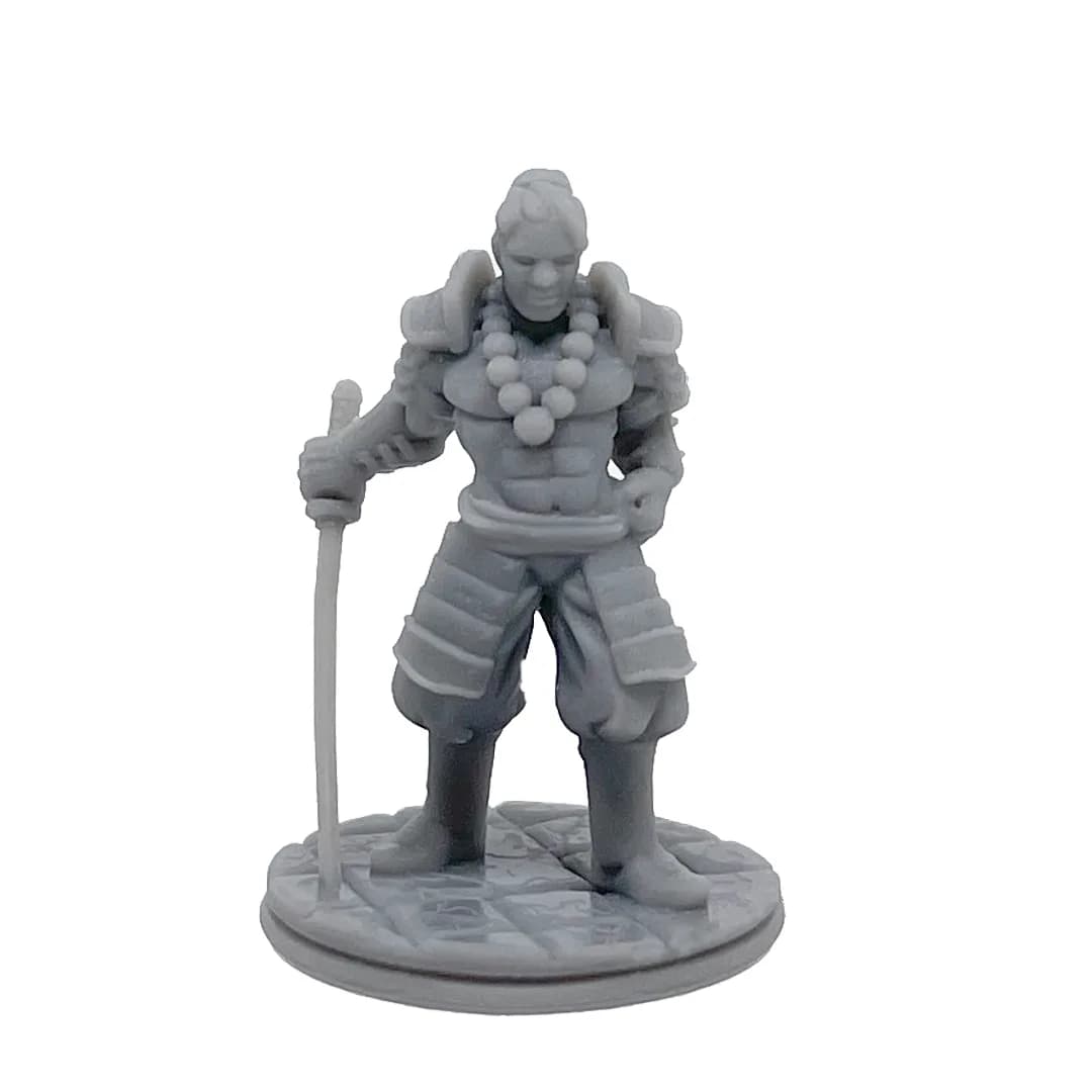 Imagen de #019 A - Humano Samurái - 25mm